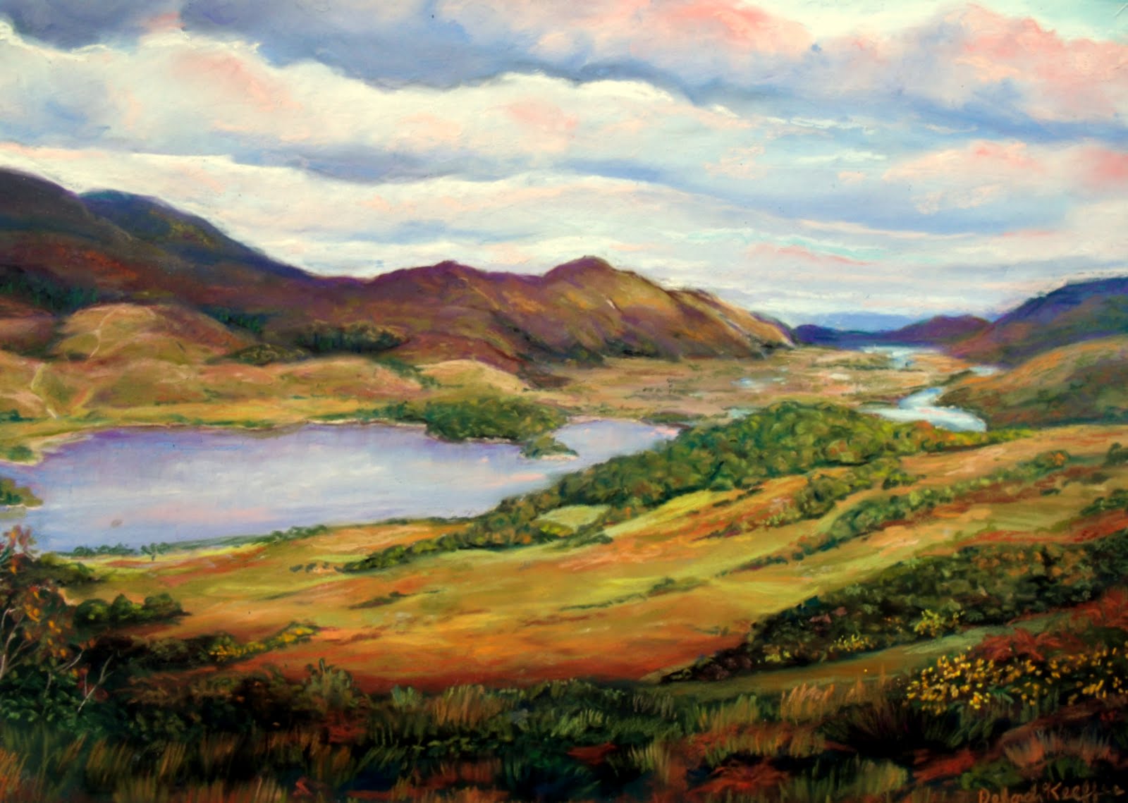 Deborah O'Keeffe Paintings of Ireland Christmas in Killarney Artists