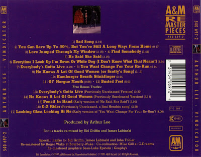 Arthur Lee Vindicator