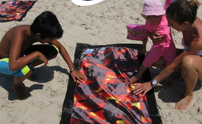 exposição sol praia propaganda