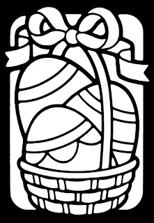 Easter Egg b&w illustration