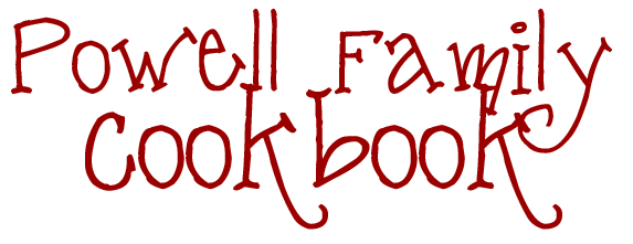 Powell Family Cook Book