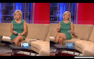 Gretchen Carlson also in GREEN dress caps/pictures/photos @ Fox News.