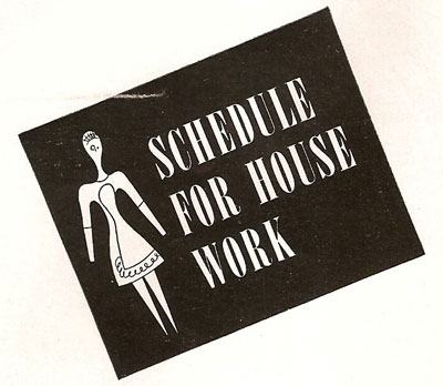 housework schedules