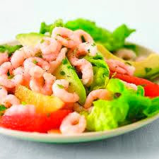 Salad Udang Windu dan Nanas Segar
