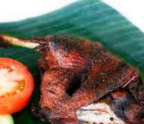 bebek bakar saos lemon