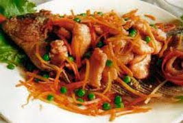 Gurame Goreng Garing Saos Asam Manis