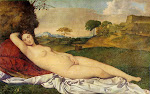 Vênus Adormecida  (Giorgio Barbarelli da Castelfranco, Giorgione (1510)