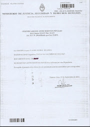 Certificado de antecedentes penales