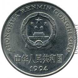 Yuan CHINA Tahun 1994, 1995