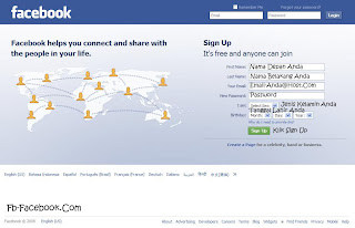 cara buat facebook