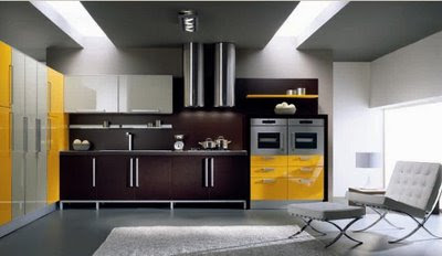 Modern Kitchen with Natural Lighting Modern Yellow Kitchen