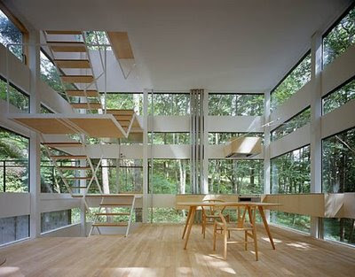 home interior designs, Japanese Unique Modern Home Design with Ring Concept home interior designs, Japanese Unique Modern Home Design with Ring Concept