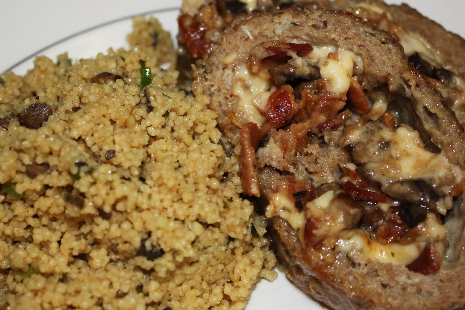 Deeelish By Mish stuffed turkey meatloaf