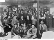 An NSDAP meeting in December 1930, with Hitler in the centre