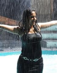 Anushka Raining Wet Dress Transparent