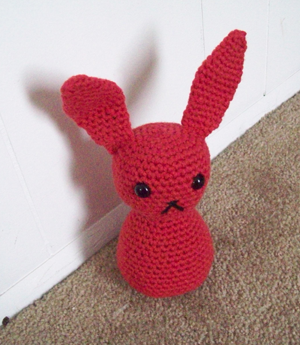 Sharp Crochet Hook: Free Cute Easter Bunny Pattern! Easy!