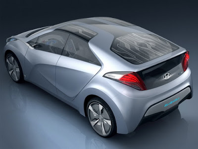 Hyundai Blue-Will Hybrid Car