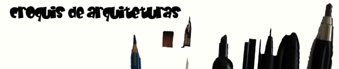 croquis de arquitetura