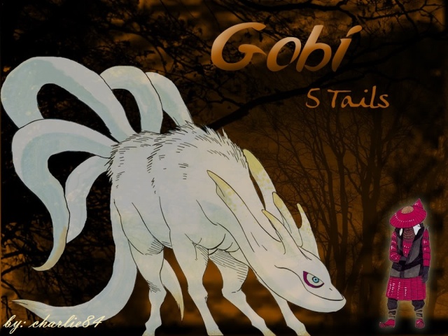 Gobi: Kokuo (Five-Tailed Jinchuriki) 5+tail