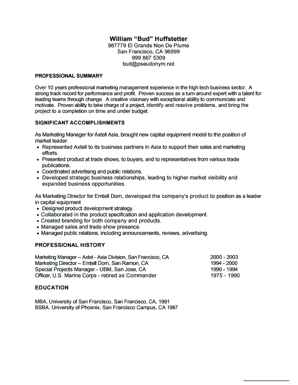 professional resume format examples. hairstyles Professional Resume