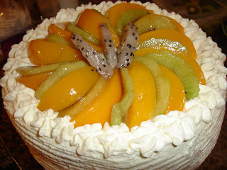 What S For Dessert Today Mixed Fresh Fruit Cake
