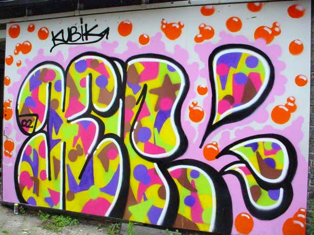 Graffiti Lailah Graffiti Alphabet Bubble Blue