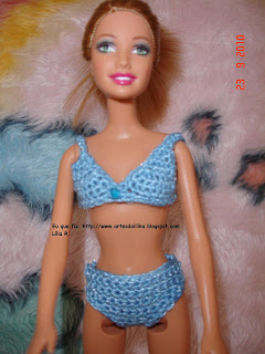 ARTE COM QUIANE - Paps e Moldes de Artesanato : Roupinha para Barbie Tricot  e Crochê