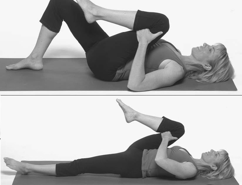 Stretching Tips and Guide Supine alternating knee to chest