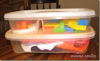 Use and toss toy storage