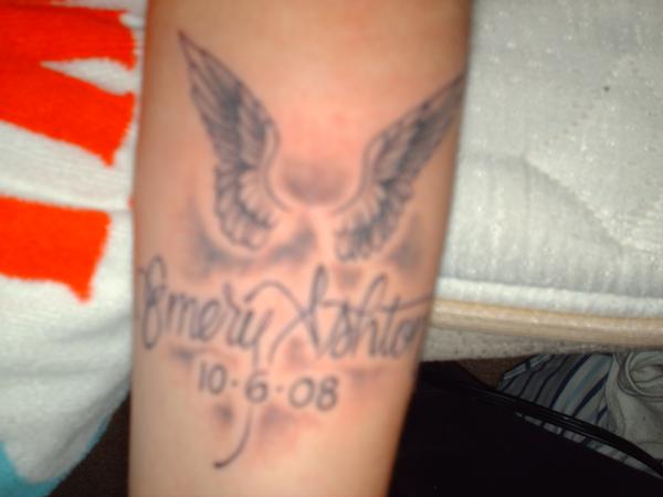 Unique Baby Angel Baby Devil Tattoo