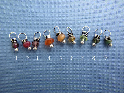 gemstone chart red orange yellow green