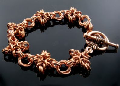 copper chain mail bracelet kit