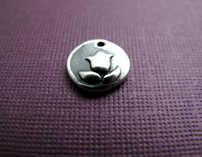 silver miscarriage baby charm tulip spring jewelry