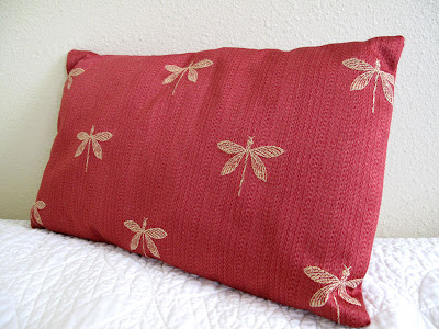 face body soul dragonfly pillow