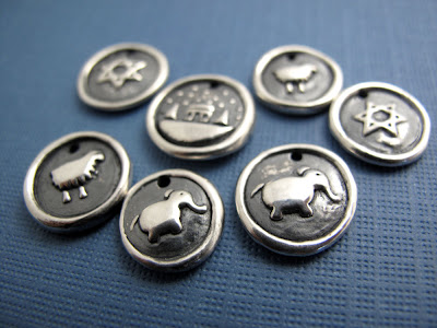 silver charm lamb star david elephant jewelry