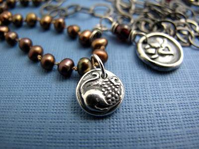 silver lion charm necklace heart jewelry