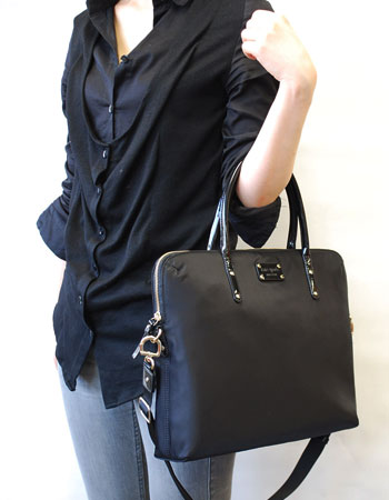 black kate spade laptop bag