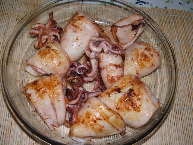 Casa Della Mamma Calamari Alla Piastra