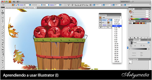 Aprendiendo a usar Illustrator (I)