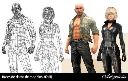 Bases de datos de modelos 3D (I)