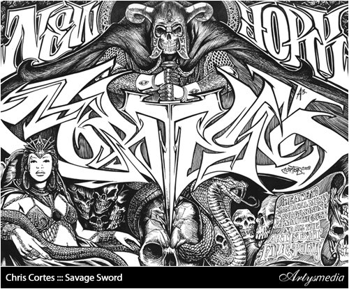 Chris Cortes ::: Savage Sword