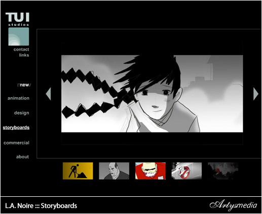 L.A. Noire ::: Storyboards