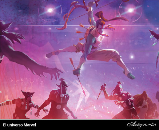 El universo Marvel: arte conceptual