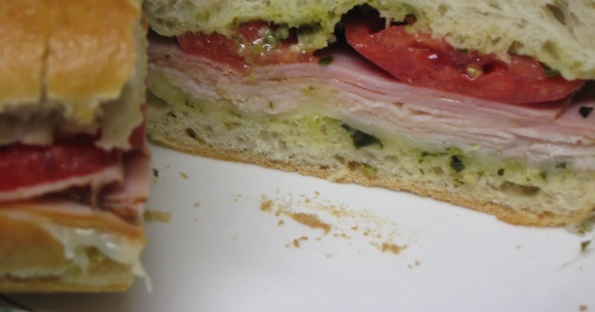 Baked Sandwiches with Pesto