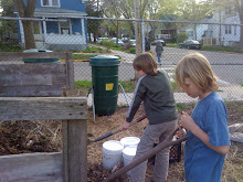 Trace & Asher Love to Turn Compost!