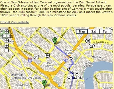 mardi gras parade routes in new orleans