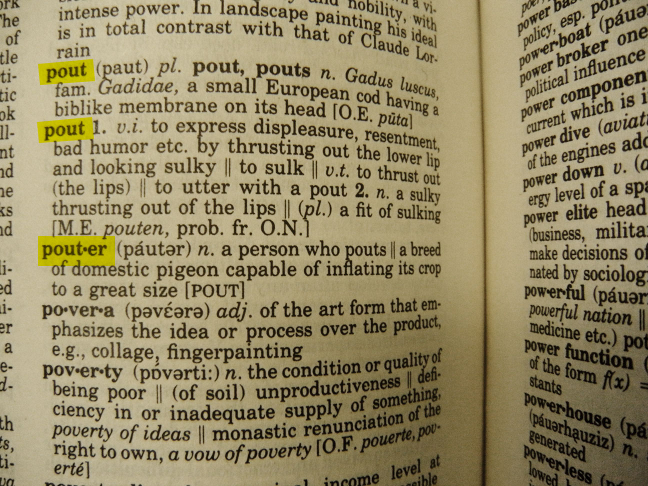 Let's Pout™ A B O U T * P O U T I N G