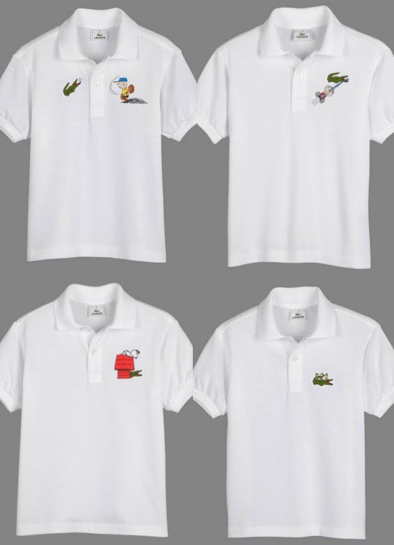 lacoste snoopy t shirt