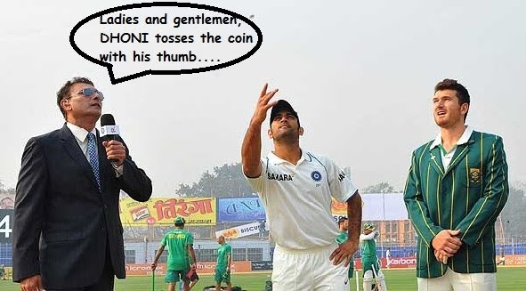 Dhoni And The Toss Story...