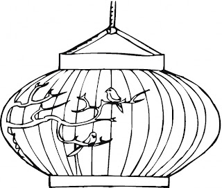 Chinese New Year Lantern Coloring Pages